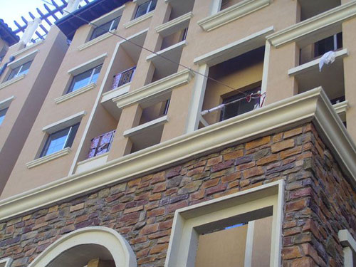 别墅小区所施工